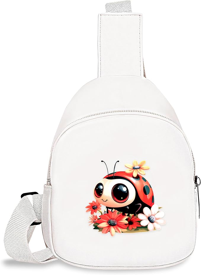 Ladybugs Mini Sling Bag, Crossbody Bag, Toddler Purse For Kids Girl, Birthday Gift For 4 5 6 7 8 9 10 11 12 Year Old Gifts For Daughter, Granddaughter, Sister, Niece!
