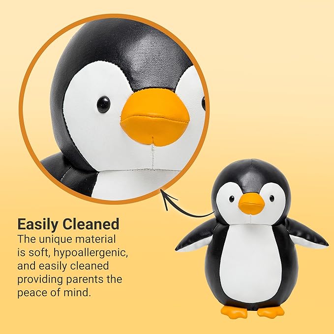 Little Big Friends Musical Baby Toy – Soft Plush Pull-String Cord Classical Toy for Baby & Toddlers | Soothing Stuffed Cuddly Animal Gift | Martin The Penguin