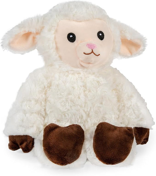Warm Pals - Heatable Coolable Bedtime Comfort Plushie - Sasha Sheep - 1.5lbs - Cozy Microwavable Lavender Scented Plush Toys - Heated Stuffed Animal