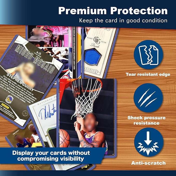 100 Hard Card Sleeves Card Toploaders for Protection for Baseball Football Premium Top Loaders for Cards, Ensuring Safety (100 Hard Sleeves)