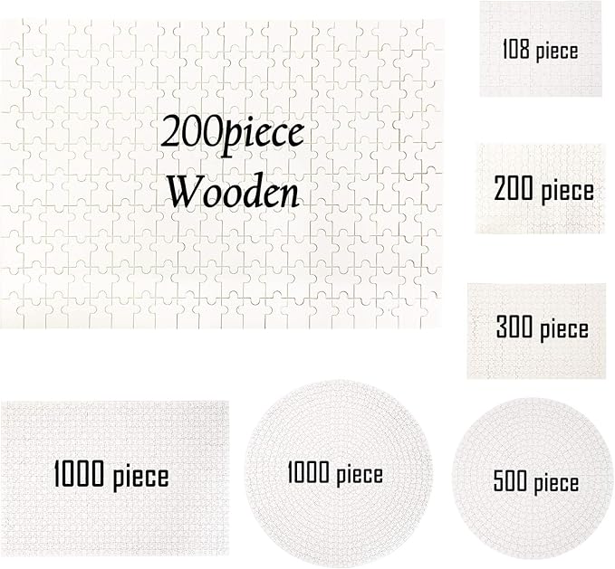 Custom Puzzle from Photo Custom Jigsaw Puzzle Unique Birthday Present Suitable for Children Family and Friends Personalized Puzzle-Multi Size (200piece-Wooden)