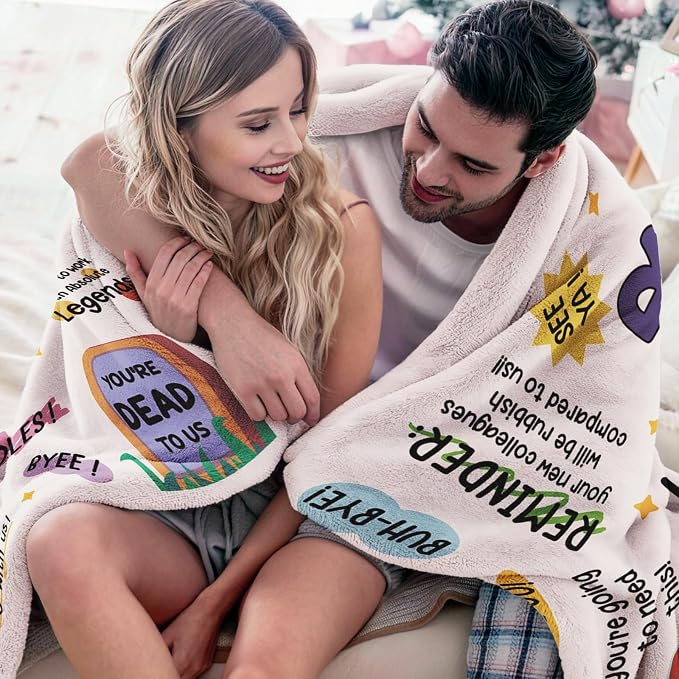 Coworker Leaving Gifts for Women, Farewell Gifts for Coworkers | Goodbye&Going Away Gifts for Coworkers, Leaving Job Gift for Employee Colleague Boss Work Besties - Traitor Blanket 60" X 50"