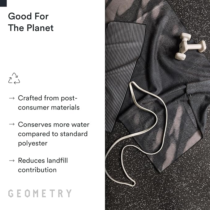 GEOMETRY Gym Towels for Working Out - Double Sided, Super Absorbent Microfiber Sweat Towel, Compact & Quick Dry - Premium Microfiber for Gym - Amanda, 16" x 30", 1 Piece