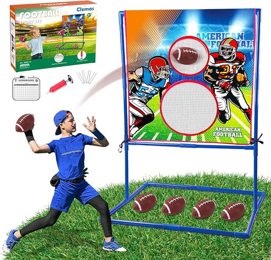 Throwing Target Game - American Football - Football Gifts for Kids 6-8 Boys 8-12 - Inspired Outdoor Fun for Children | Teenager | All Ages Perfect for Parties, Gatherings, and Family Events