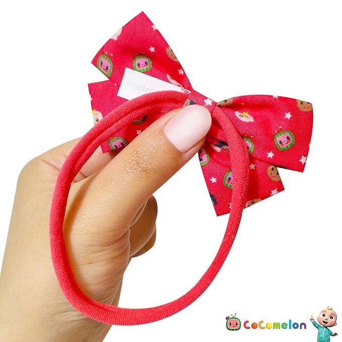 Baby Accessories Adorable CocoMelon Baby Headband Bows Soft Elastic Newborn Girl Essentials