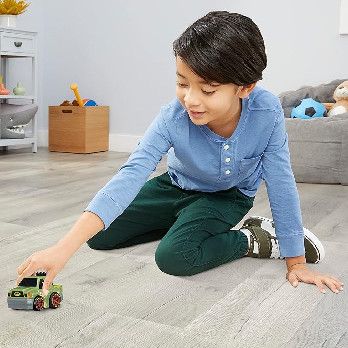 Little Tikes Crazy Fast Cars 2-Pack Off-Roaders, Off Road Adventure Vehicle Themed Pullback Toy Car Vehicles Go up to 50 ft