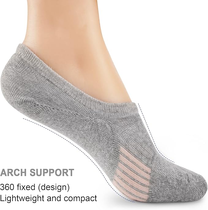 Gonii Womens No Show Socks Athletic Ankle Socks Cushioned Running Low Cut 5-8 Pairs
