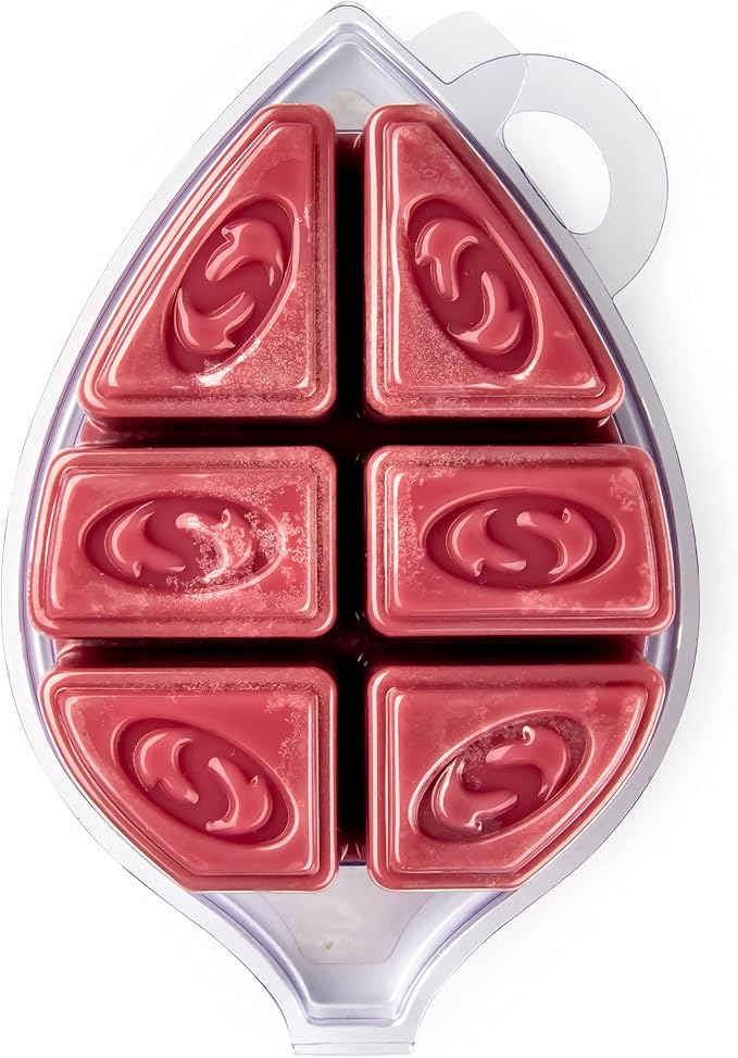 Shortie's Candle Company Apples & Cinnamon Natural Soy Wax Melts - 1 Highly Scented 3 Oz. Bar - Made with 100% Soy and Essential Fragrance Oils - Phthalate & Paraffin Free, Vegan, Non-Toxic