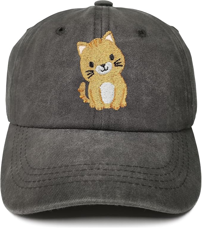 Embroidered Animal Baseball Hats for Boy and Girl