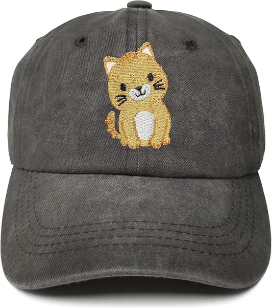 Embroidered Animal Baseball Hats for Boy and Girl