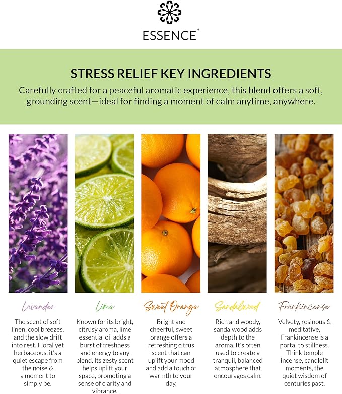 Essence Wearable Aromatherapy Nasal Diffuser – Stress Relief Essential Oil Nose Ring Refresh Kit – Personal Scent Clip for Travel, Work & Everyday Use – Made in USA