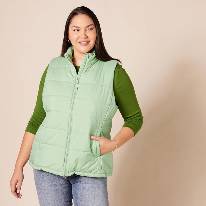 Amazon Essentials Women's Mid-Weight Puffer Vest