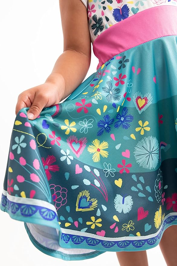 Little Adventures Miracle Princess Twirl Dress - Machine Washable Girls Child Pretend Play and Party Outfit with No Glitter