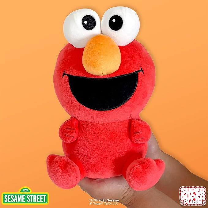 Super7 Sesame Street Super Duper Plush Wave 02 - Elmo Action Figure