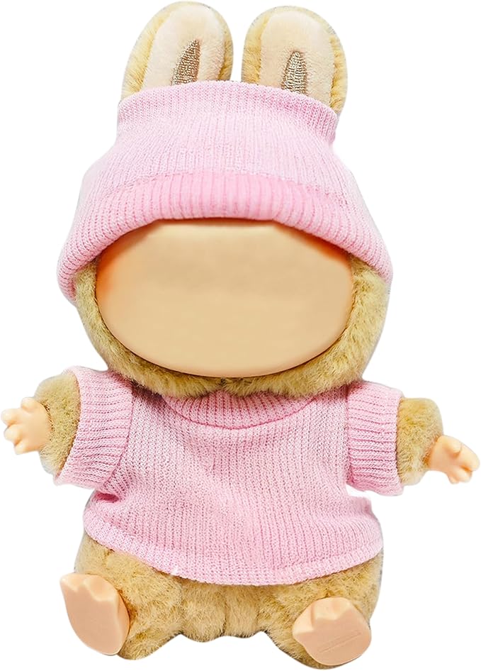 Clothes Fit for 17CM Doll, Fashion Doll Clothes Outfit Set Cute Theme Designer Toys Dress Accessories for Collector Fans Display (H Pink Set)