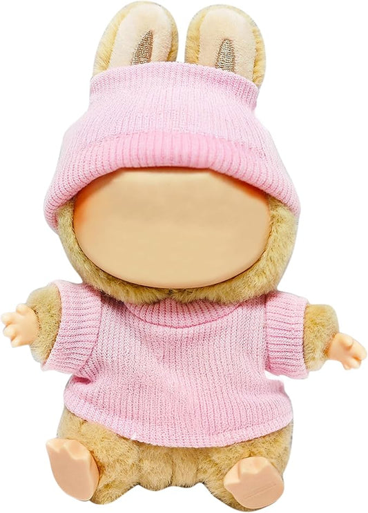 Clothes Fit for 17CM Doll, Fashion Doll Clothes Outfit Set Cute Theme Designer Toys Dress Accessories for Collector Fans Display (H Pink Set)