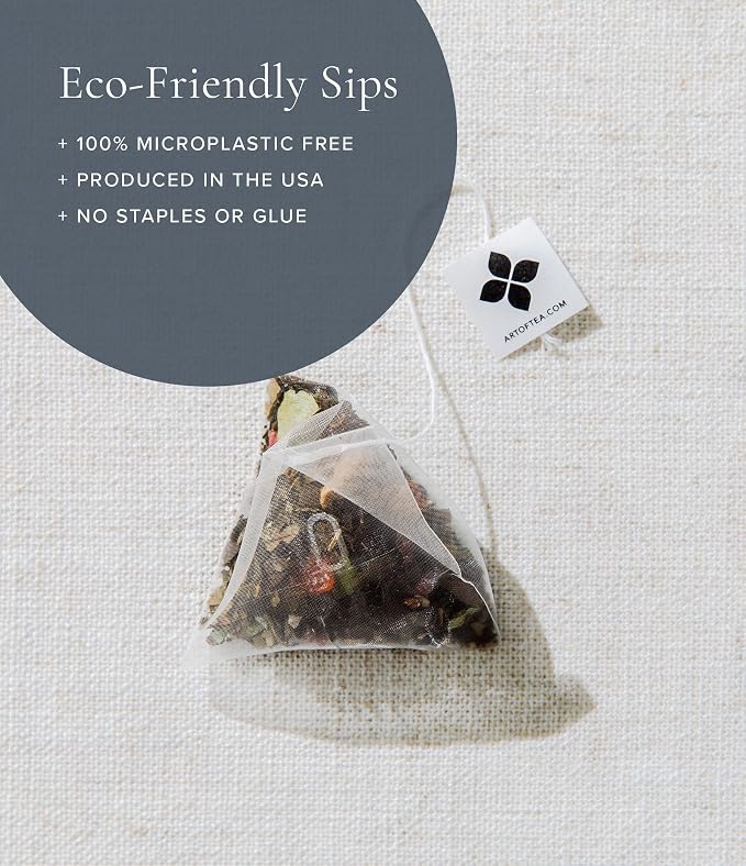 Art of Tea Organic Earl Grey Loose Leaf Tea Tin, Premium Black Tea with Real Bergamot Oil, Citrus & Floral Full-Body Flavor, Artisan Loose Leaf Black Tea, Reusable 3oz Tea Tin