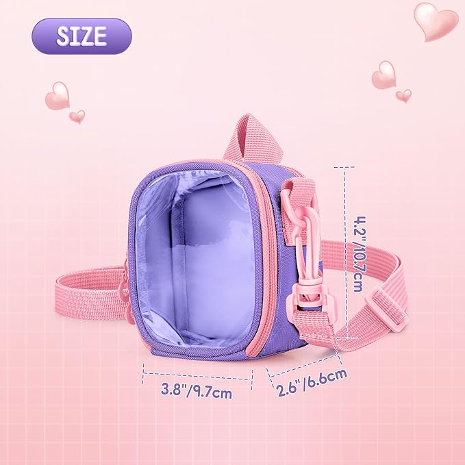 Carrying Case Compatible with Bitzee Interactive Toy Digital Pet, Portable Bag with Shoulder Strap for Virtual Electronic Pet Accessories,Purple (Bag only) Patented Design