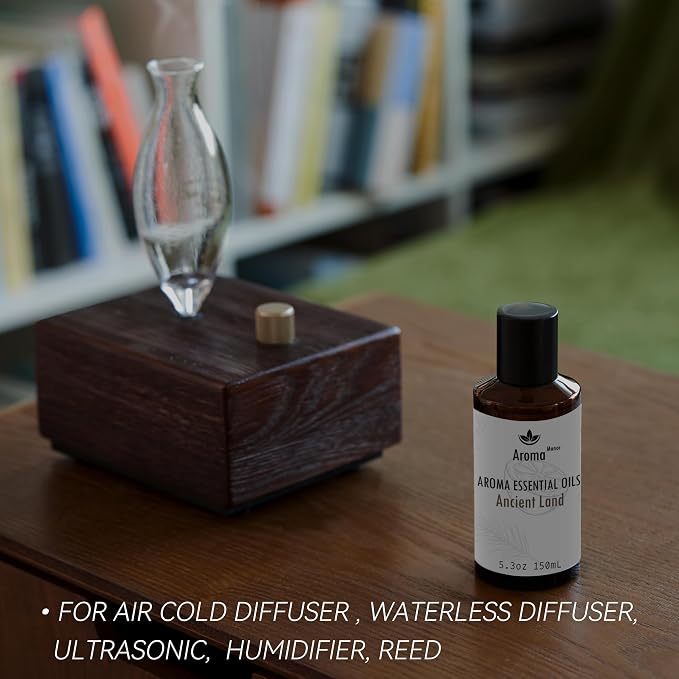 Scent Essential Oils for Diffusers for Home: Ancient Land Hotel Luxury Scents Fragrance Oil - Aroma Oil with Notes of Grapefruit, Geranium and Cedarwood Essential Oil -150 mL Scented Oils for Diffuser