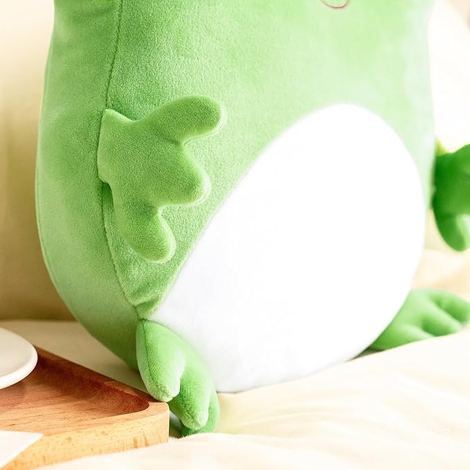 Lazada 2PC Frogs Kids Pillow Toys Plush Pillows Soft Gifts for Toddler Green (15+10Inches)