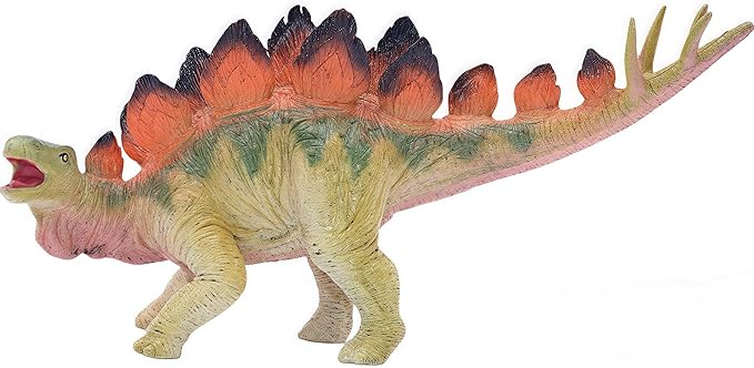 Gemini&Genius Stegosaurus Dinosaur World Action Figure, Dinosaur Toy Figurine, Party and Classroom Prize Supplies, Birthday Gift for Kids 3-12 Years Old