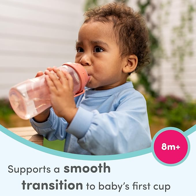 NUK First Choice Elmo Active Cup 2.0, 10 oz. Soft Spout Sippy Cup with On-The-Go Carry Clip, Lightweight, Leak Proof, Spill Proof Cup, 2-Pack