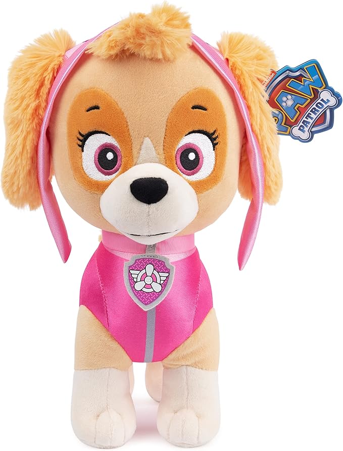 GUND PAW Patrol Skye in Heroic Standing Position, Premium Stuffed Animal for Ages 1 and Up, 12”