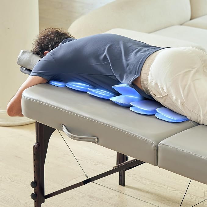 Master Massage 30” FlexWave – Innovative Portable Massage Table for Total Body Stretching with Precision Airbag Technology and 3D Lumbar Traction-Concord