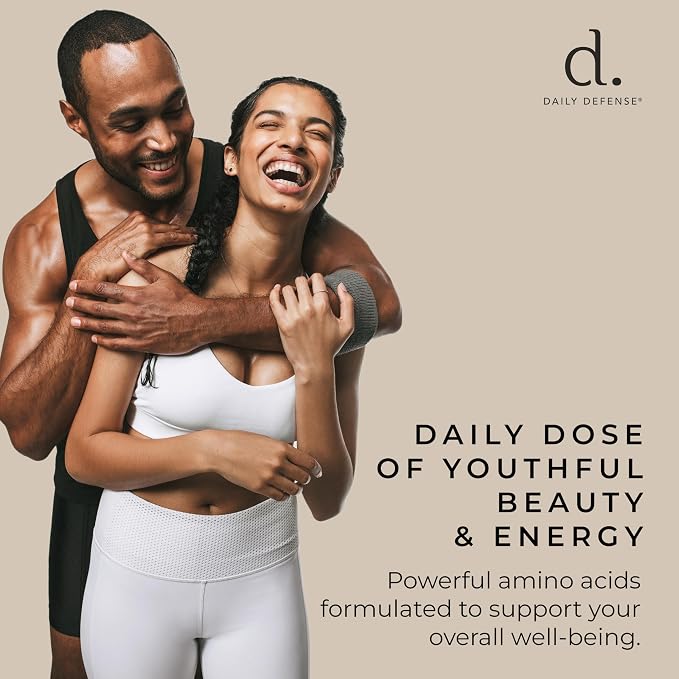 Age Rescue Anti Aging Amino Acids Supplement - HGH Supplements for Men & Women with Colostrum and Amino Acids to Improve Immunity, Energy, Focus & Youthful Skin Tone for Overall Wellness-60 Capsules