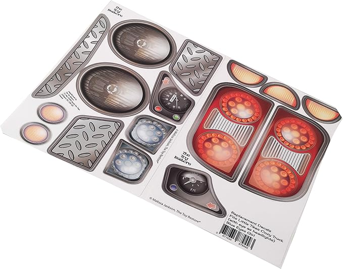 Toy Restore Replacment Stickers Fits Little Tikes 2017 Cozy Truck Headlights