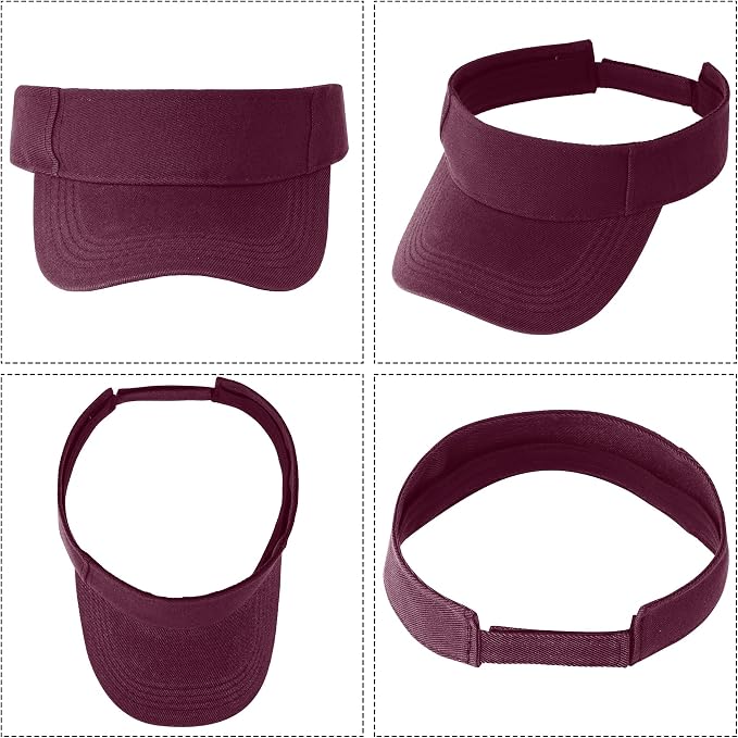 Marrywindix 1 Piece of Sport Wear Athletic Visor Sun Sports Visor Hat Visor Adjustable Cap for Women and Men