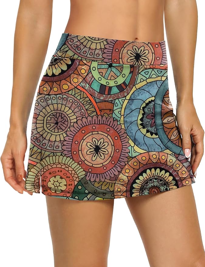 LouKeith Tennis Skirts for Women Golf Athletic Activewear Skorts Mini Summer Workout Running Shorts with Pockets