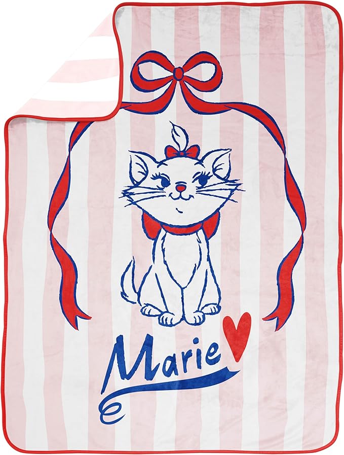Jay Franco Kids Plush Throw Blanket – Soft & Cozy Fleece Throw for Bedroom & Couch Décor, Official Licensed Product, Multi - Aristocats, 46x60 - Throw Blanket