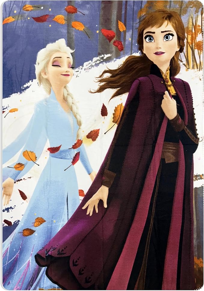 Official License Character Girls Pink Fleece Soft and Cozy Throw Blanket (40" x 60) (Frozen11)