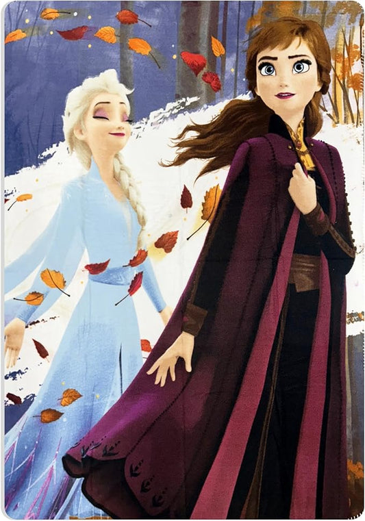 Official License Character Girls Pink Fleece Soft and Cozy Throw Blanket (40" x 60) (Frozen11)