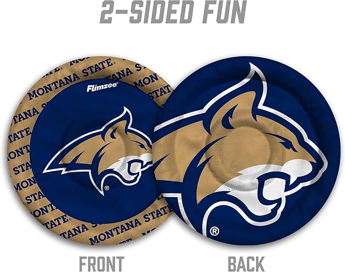 YouTheFan NCAA Montana State Bobcats Flimzee Bean-Bag Flying Disc