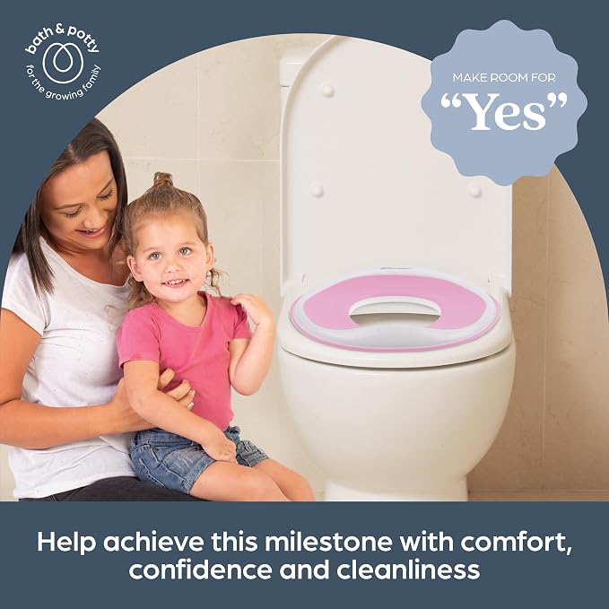Dreambaby Potty Training Toilet Seat, Easy Fit Toddler Toilet Seat Cover, Anti-Slip for Boys and Girls, Lightweight and Portable Travel Potty