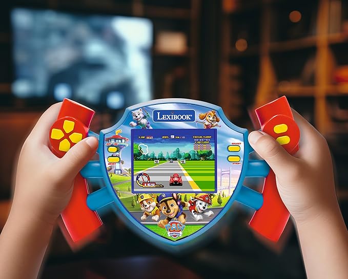 Lexibook, Paw Patrol Cyber Arcade Motion® Console with Gesture Control, Color LCD Screen 2.8'' and 50 Games Including 10 from Paw Patrol Universe, JL3180PA