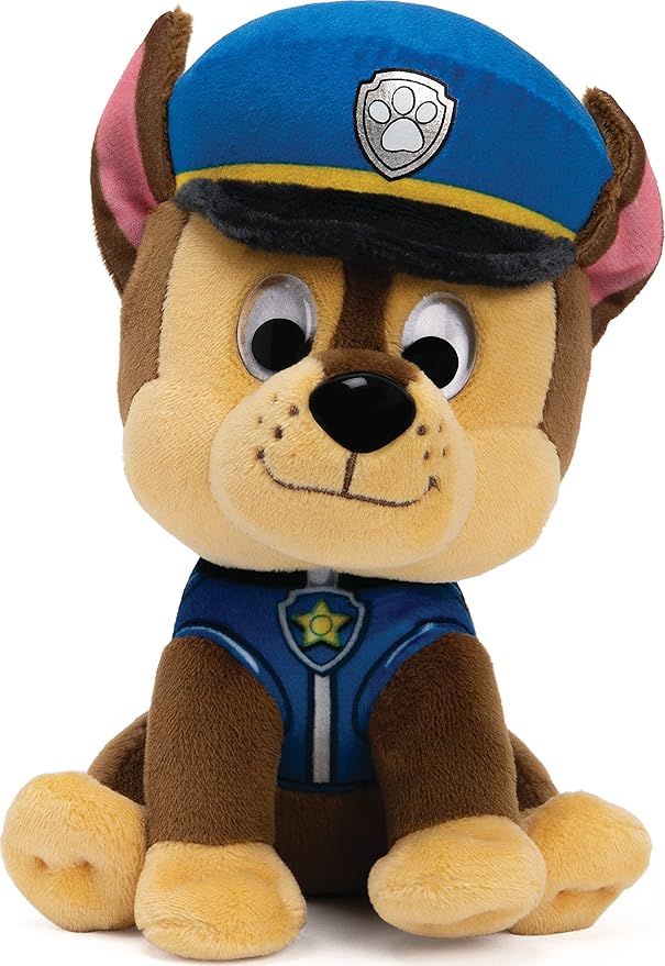 LA PAT’ PATROUILLE - PELUCHE GUND 15CM PAW PATROL - Peluche Chiot Pat' Patrouille Taille 15cm - Lavable En Surface - Jouet Premier Age - 6061061 - Jouet Bébé 12Mois et + - Modèle Aléatoire une pièce