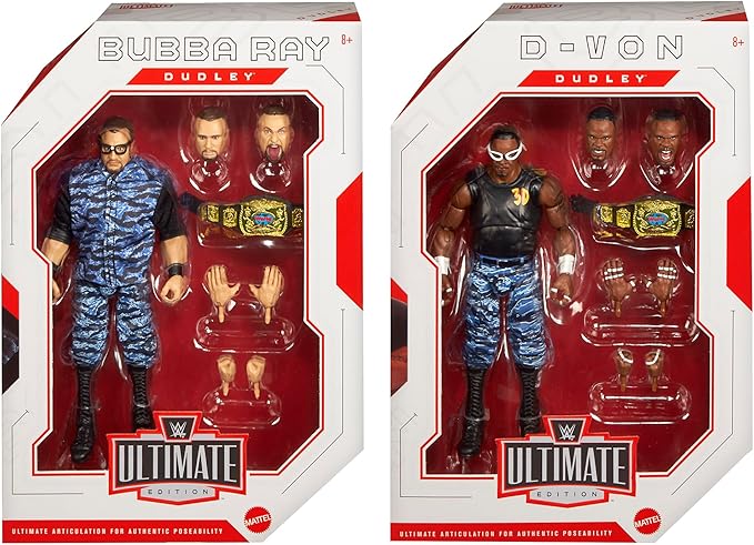 WWE Dudley Boyz (Blue Camo) Ultimate Edition 2-Pack Ringside Exclusive