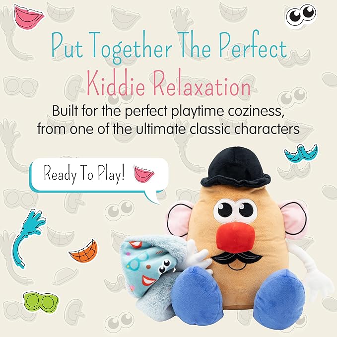Blankie Bestie, 2-in-1 Stuffed Animal & Blanket - Baby Blankets for Boy - Security Blankets for Babies, Girl, Boy, and Toddler - Potato Head