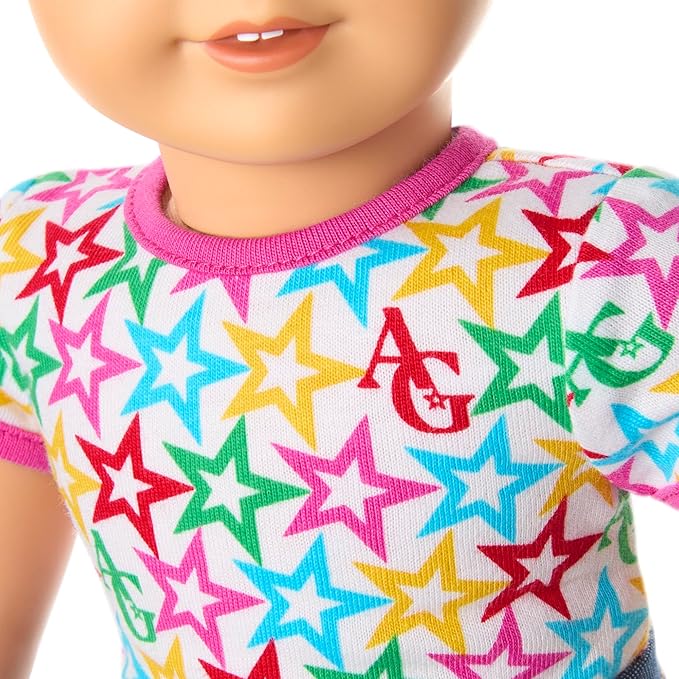 American Girl, Truly Me 18-inch Doll #105 with Light-Blue Eyes, Without Hair, Light-to-Medium Skin, for Ages 6+
