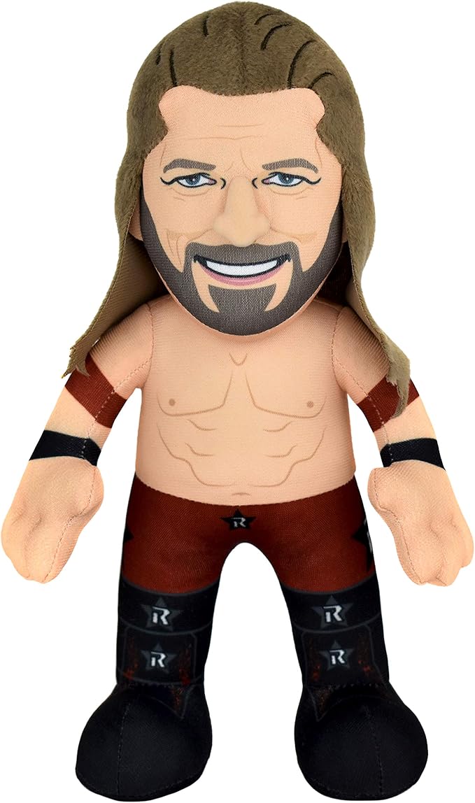Bleacher Creatures WWE Edge 10" Plush Figure - A Wrestling Legend for Play and Display