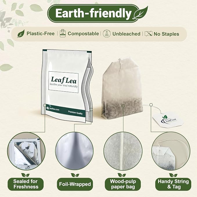LeafLea Dandelion Root & Leaf Tea Bags, Digestion Support, 80 Count | Natural Roasted Dandelion Herbal Blend, Te De Diente De Leon, Caffeine-Free, Vegan, Convenient 2 Pack