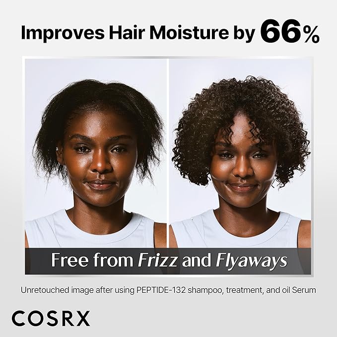 COSRX PEPTIDE 132 Hair Shampoo & Oil Serum Set - Bonding Shampoo + Bonding Oil Serum