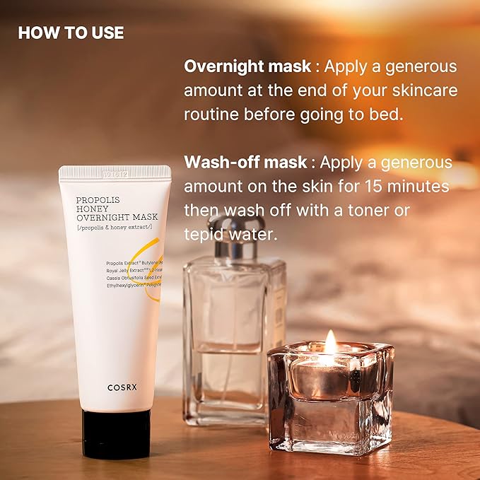 COSRX Ultimate Moisturizing Propolis Extract Honey Overnight Mask (60ml)