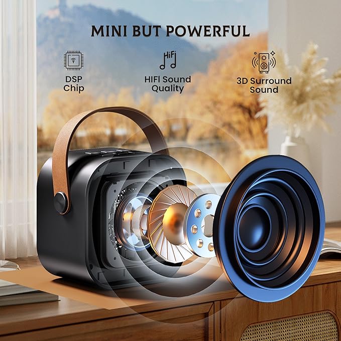 Karaoke Machine for Kids, 2026 TOP Toys Birthday Gifts Ideas for Girls Ages 4, 5, 6, 7, 8, 9, 10, 12+ Years Old, Portable Mini MP3 Player with 2 Wireless Mics for Party