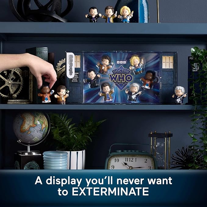 LITTLE PEOPLE COLLECTOR Doctor Who TV Series Special Edition Set for Adults & Fans, 6 Characters in a Display Package