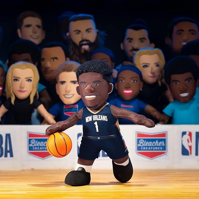 Bleacher Creatures New Orleans Pelicans Zion Williamson 10" Plush Figure- A Superstar for Play or Display
