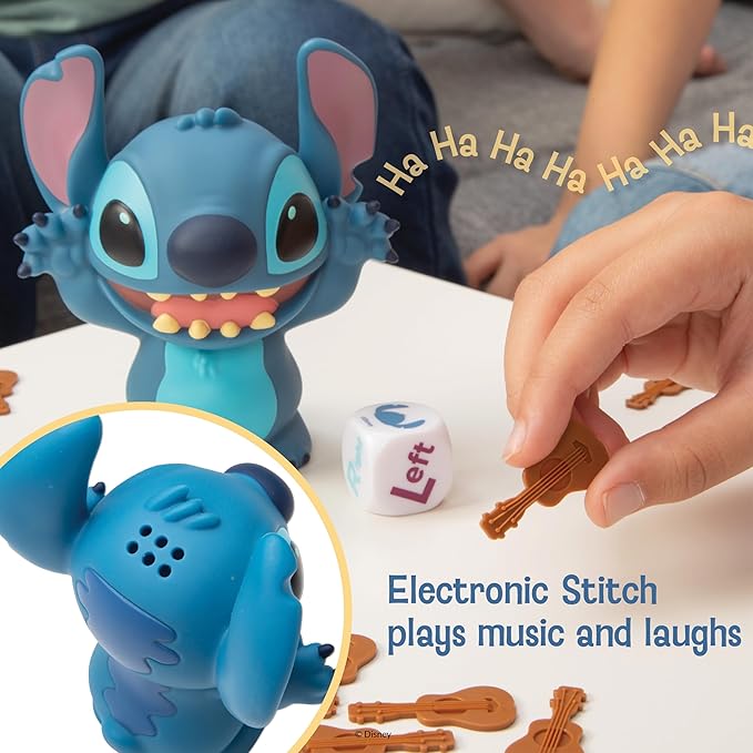 PlayMonster Laughing Stitch Dice Games – Family Games, Kids Games, Travel Games, Dice Set, Disney Stitch Toys, Make Sure to Pass Stitch Fast, Family Games for Kids and Adults, Multi-Player, Ages 6+